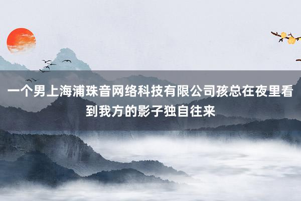 一个男上海浦珠音网络科技有限公司孩总在夜里看到我方的影子独自往来